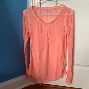 pink/peach Mudd longsleeve shirt